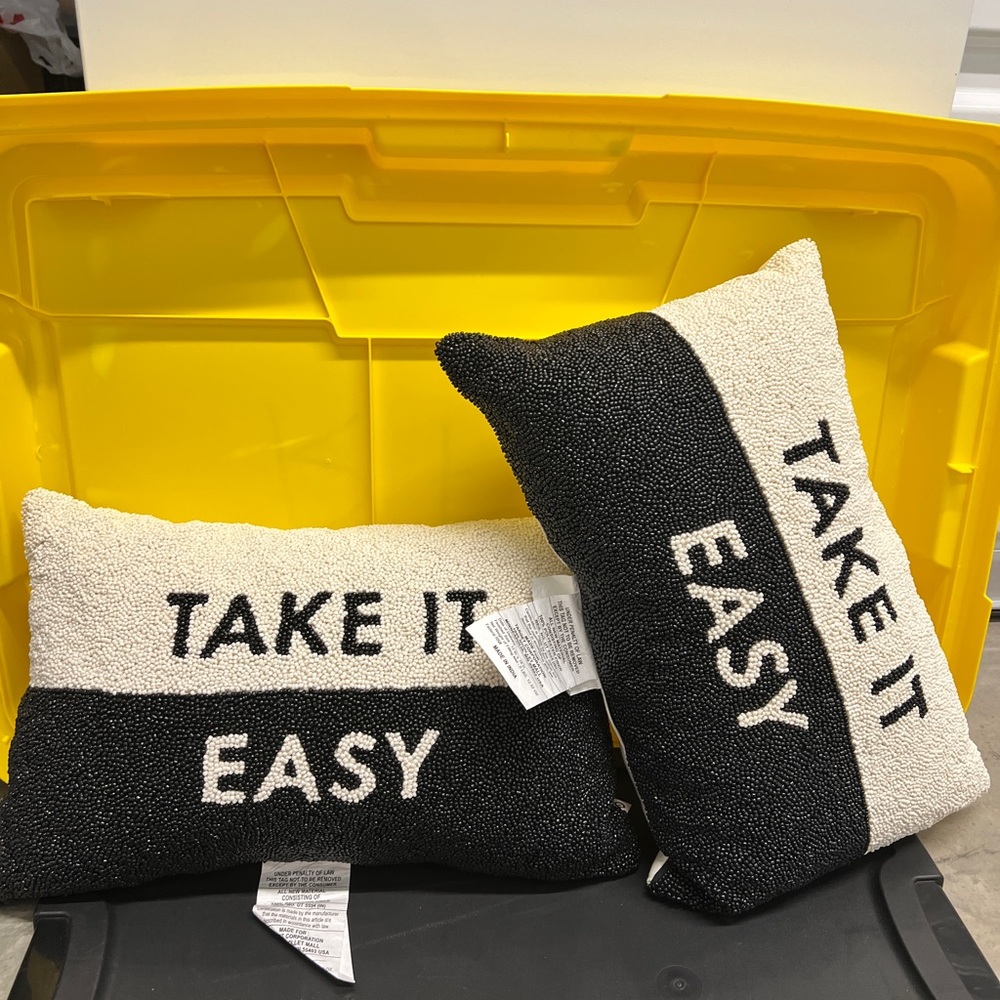 Set of 2: Kate Spade New York x Target Take it Easy lumbar pillow 12x18 beaded
